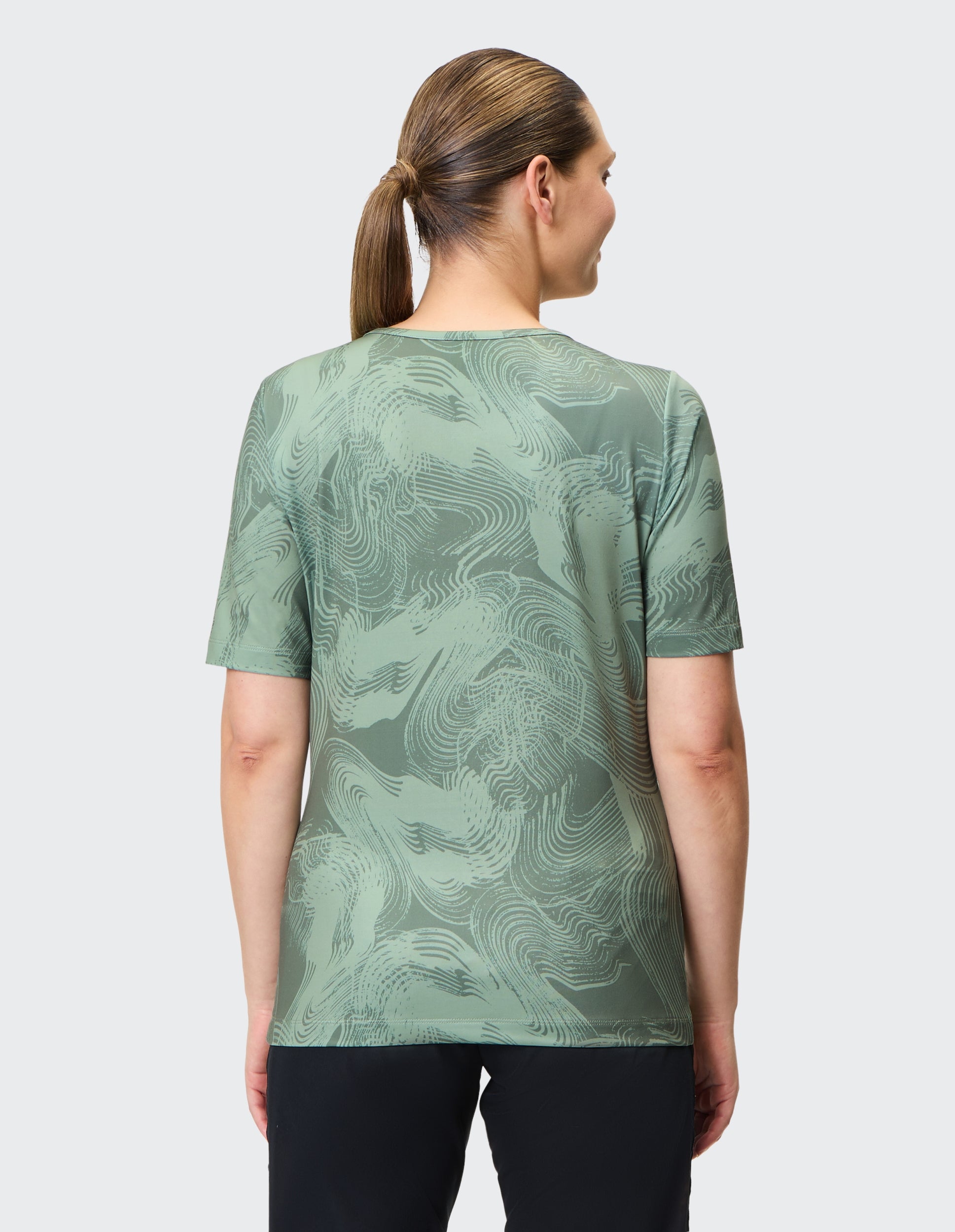 JOY SALLY T-Shirt misty sage print Freizeitshirts /-blusen JOY