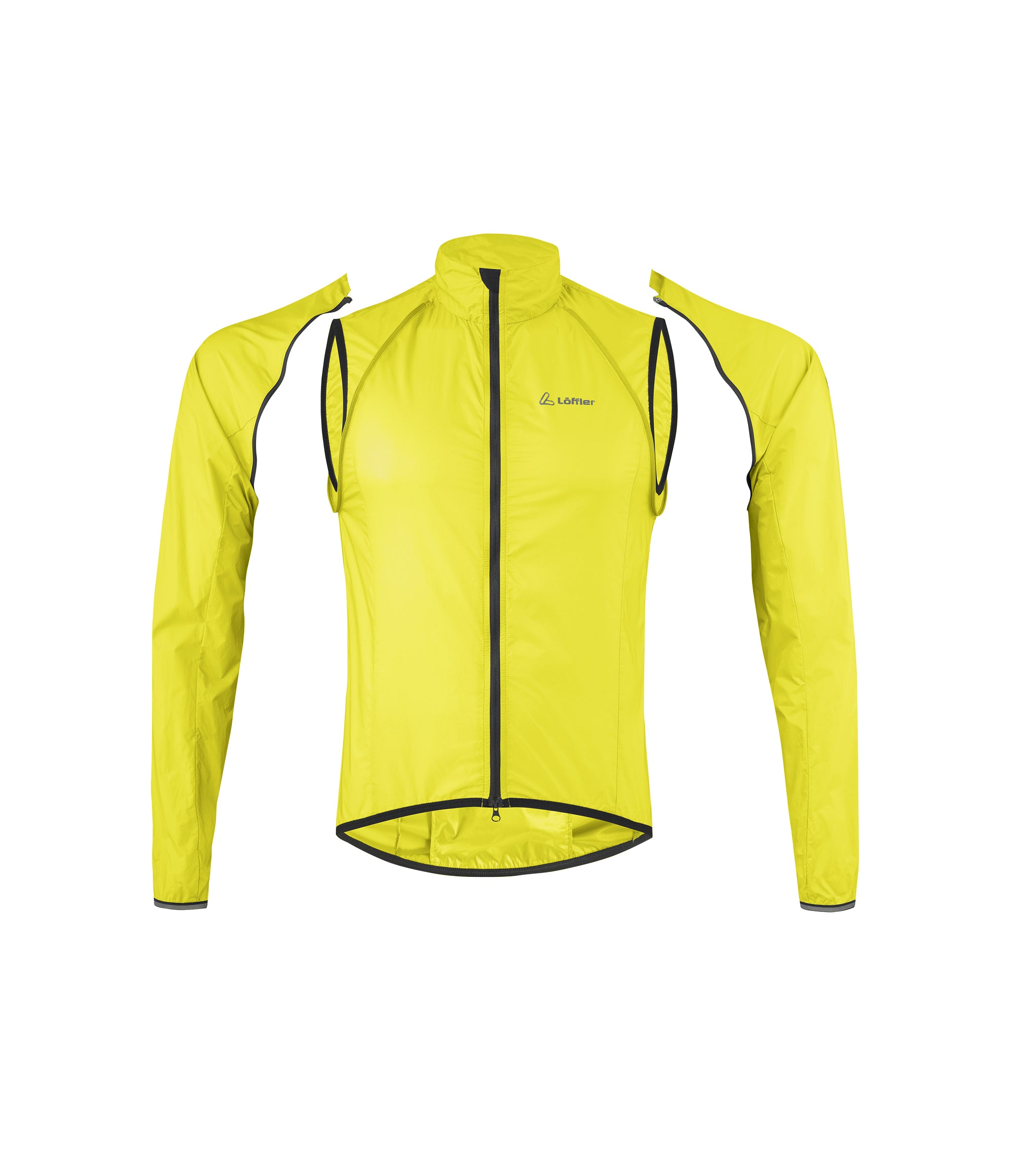 LÖFFLER M BIKE ZIP-OFF JACKET WINDSHEL Fahrradjacken LÖFFLER LEMON 48