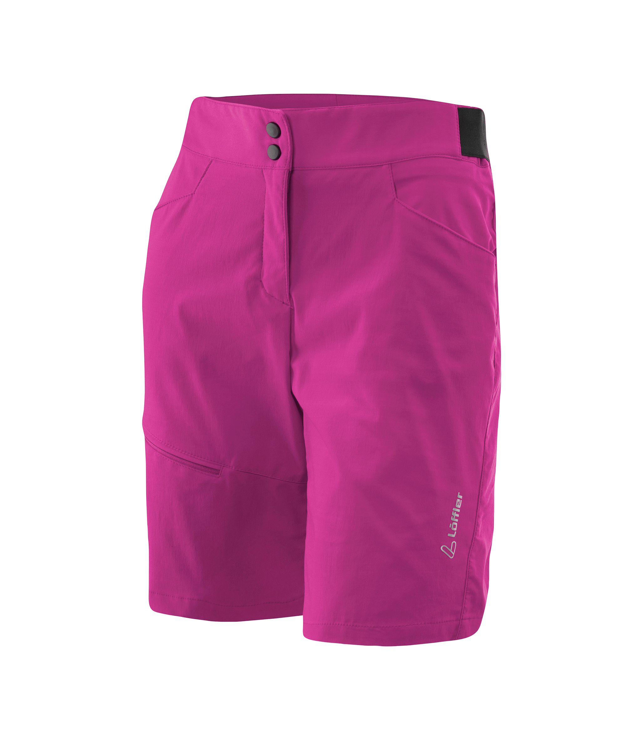 LÖFFLER W BIKE SHORTS COMFORT CSL Fahrradhosen LÖFFLER PURPLE 36
