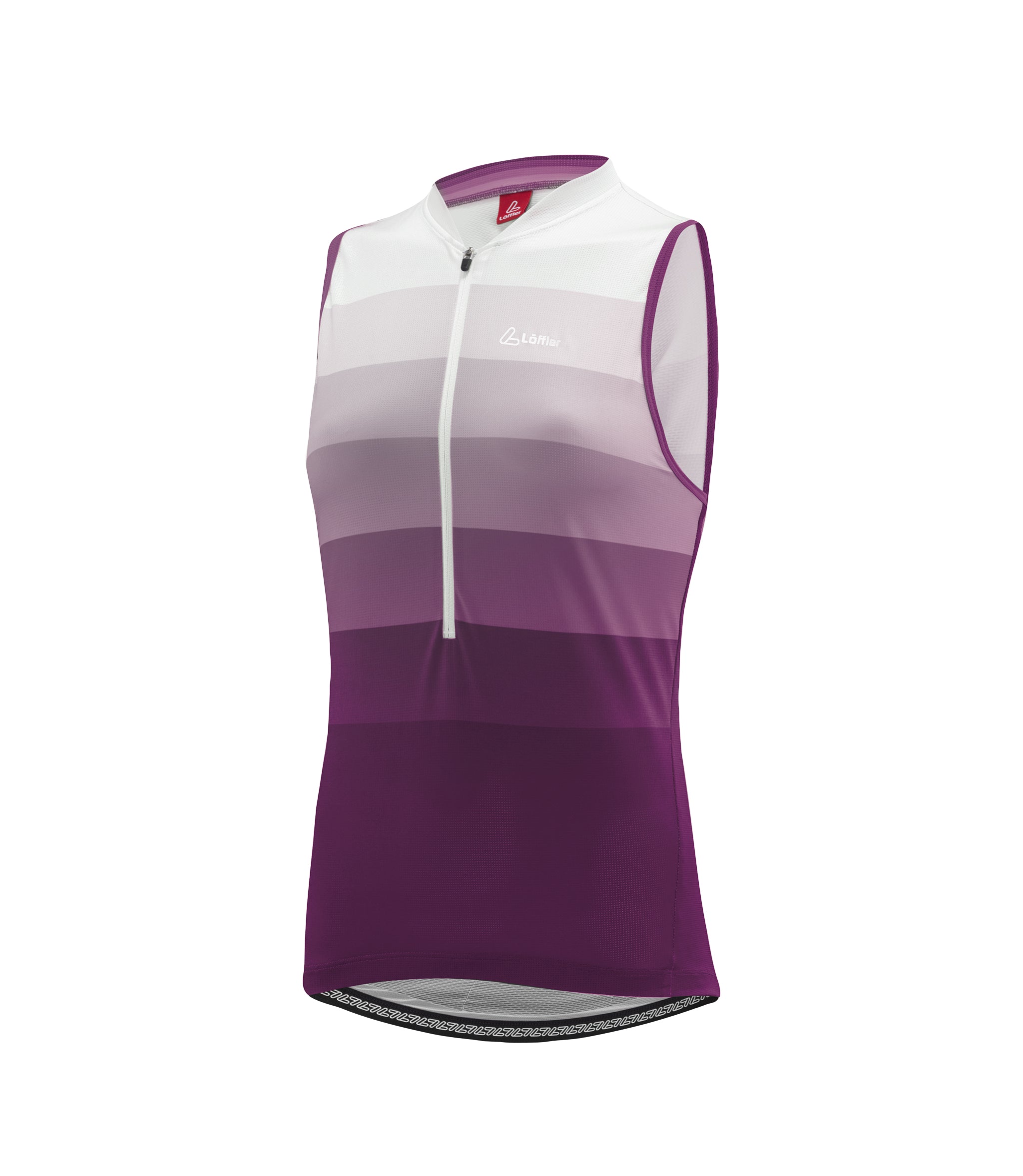 LÖFFLER W BIKE SLEEVELESS JERSEY HZ RA LÖFFLER BORDEAUX 36