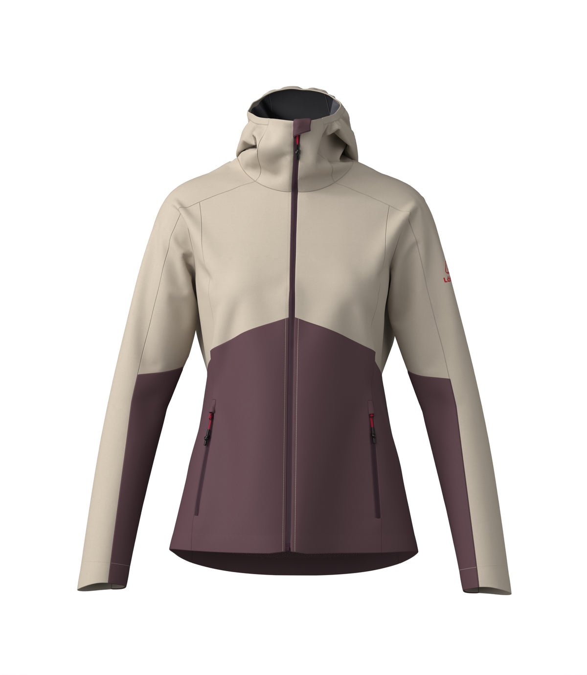 LÖFFLER W HOODED JACKET VERTIGO AB LIG Langlaufoberteile LÖFFLER SAHARA 36