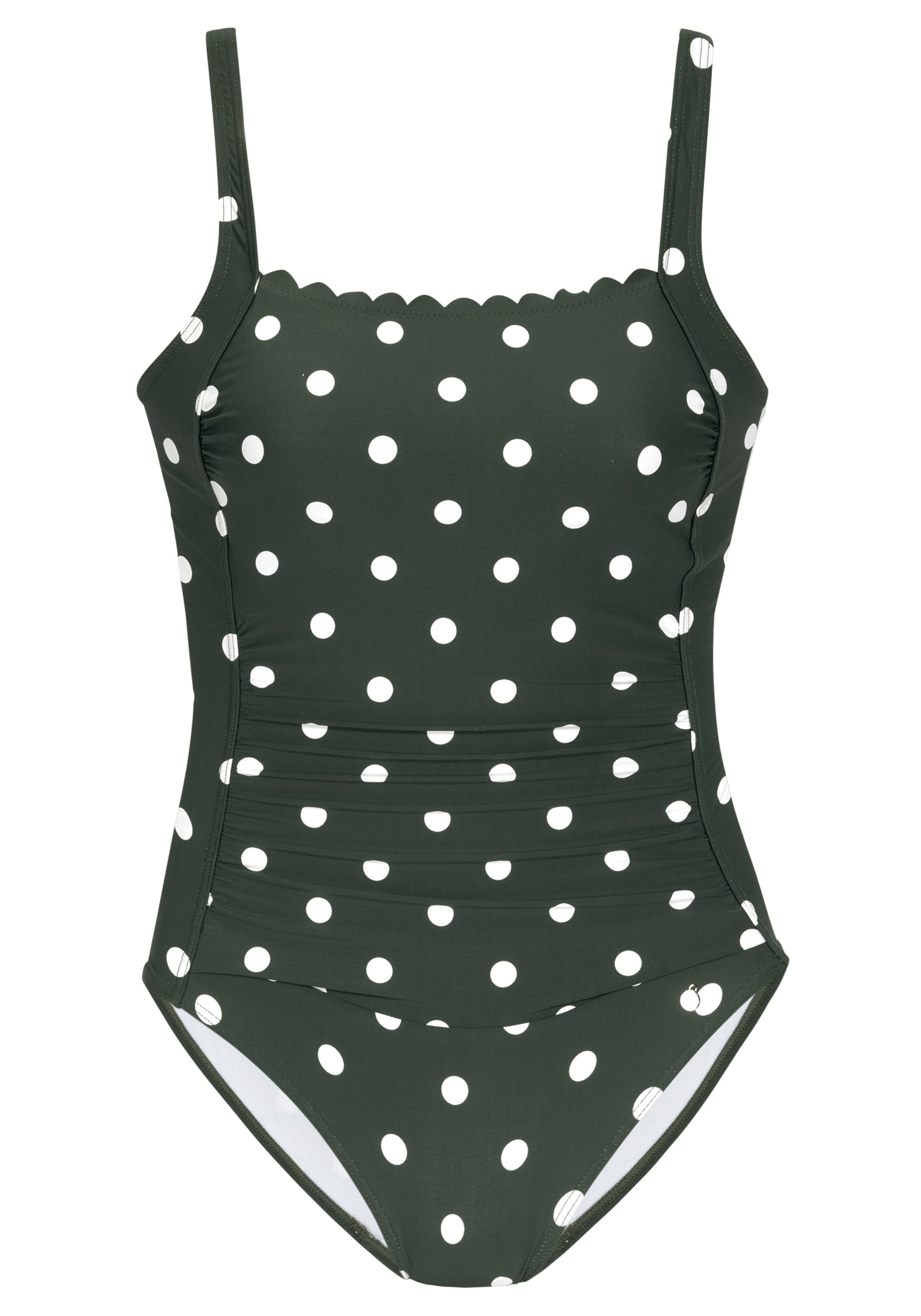LASCANA Badeanzug Badeanzug LASCANA 27121 dk green-cre 38B