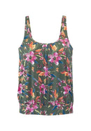 LASCANA Tankini-Top OS Badeanzug LASCANA oliv print 38