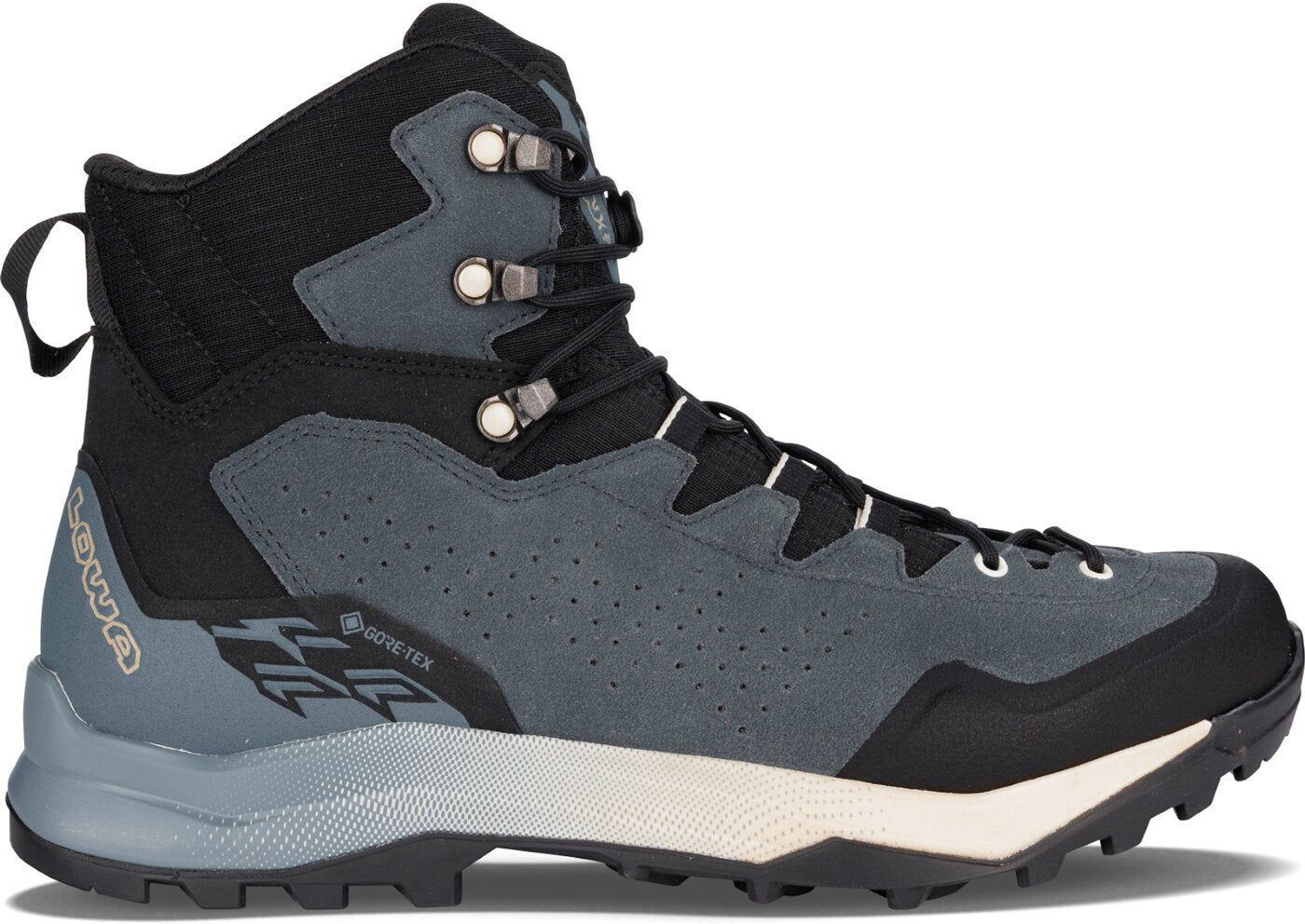 LOWA LOWA® EXPLORER GTX MID Trekkingschuhe LOWA SCHIEFERBLAU/SCHWARZ 41