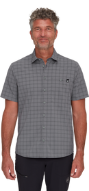MAMMUT Lenni Shirt Men Wandershirts /-hemden MAMMUT steel-black S
