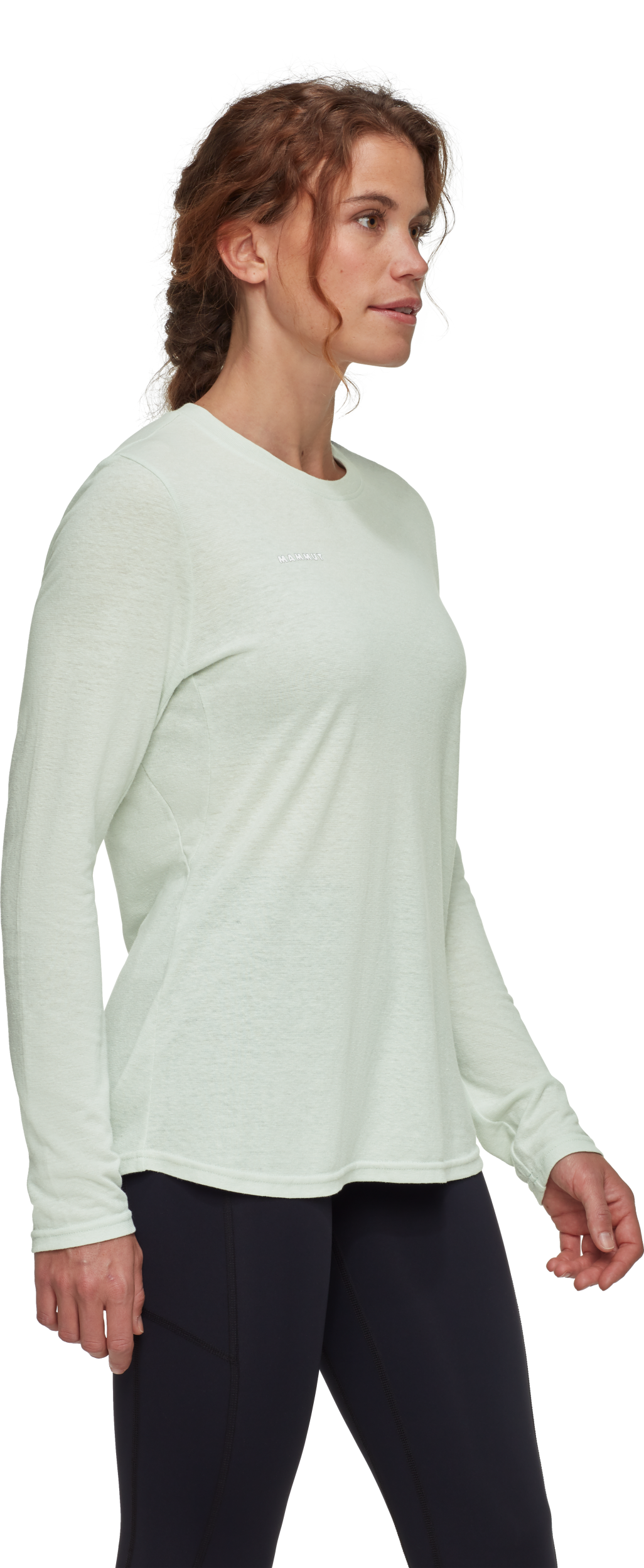 MAMMUT Massone Light Longsleeve Women Wandershirts /-hemden MAMMUT silver sage S