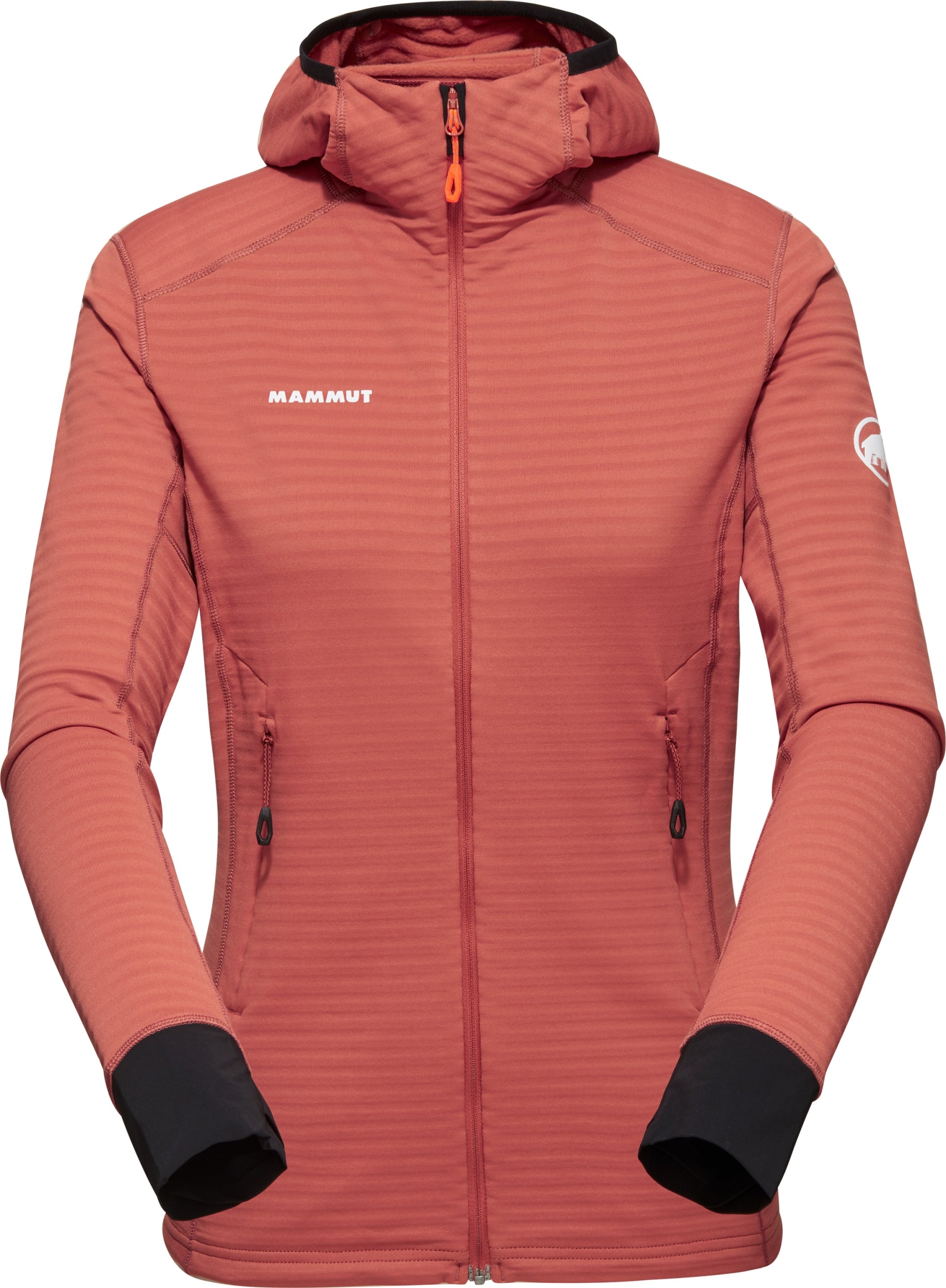 MAMMUT Taiss Light ML Hooded Jacket Women Fleecejacken & Pullover MAMMUT 3007 brick-black S