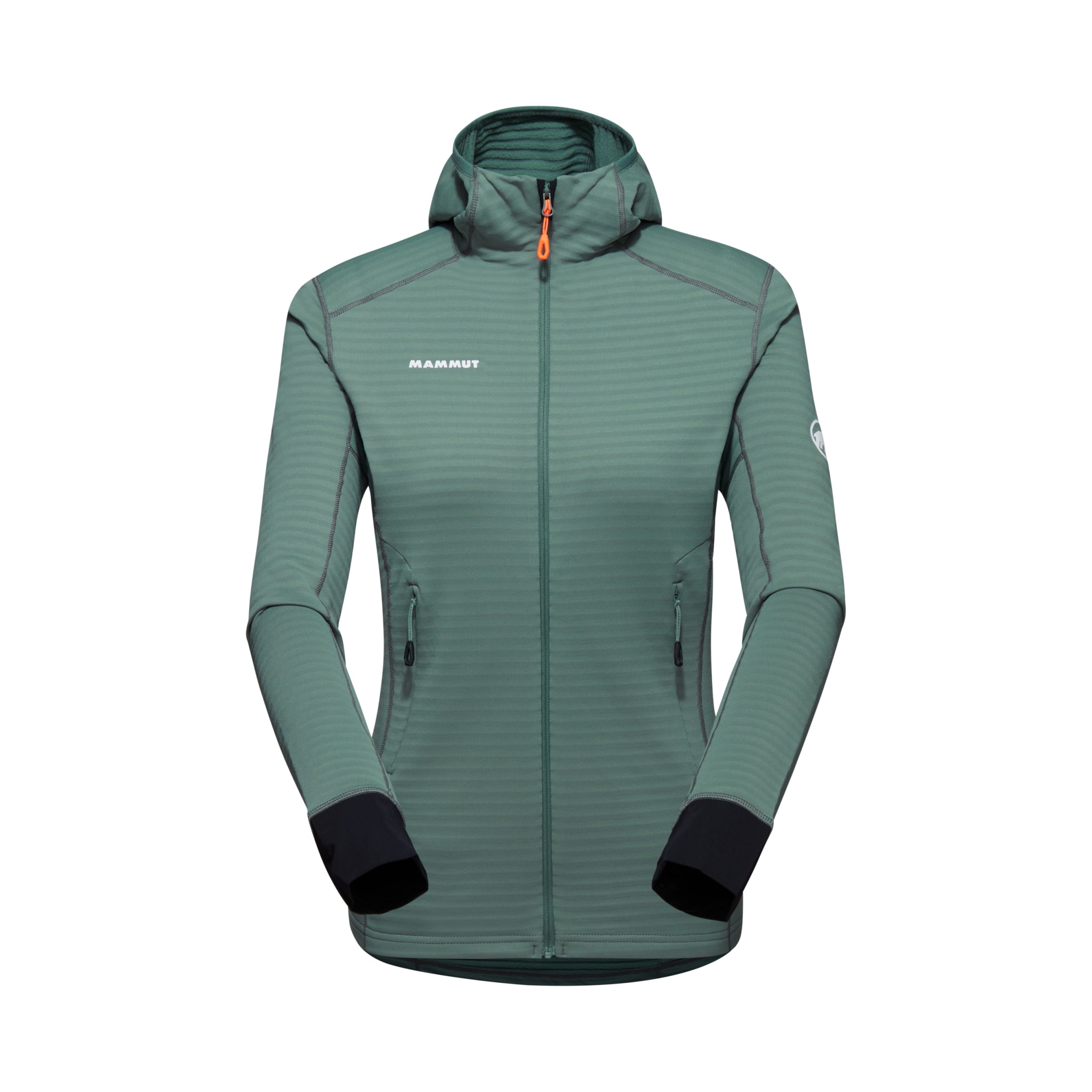 MAMMUT Taiss Light ML Hooded Jacket Women Fleecejacken & Pullover MAMMUT 40242 dark jade-black S