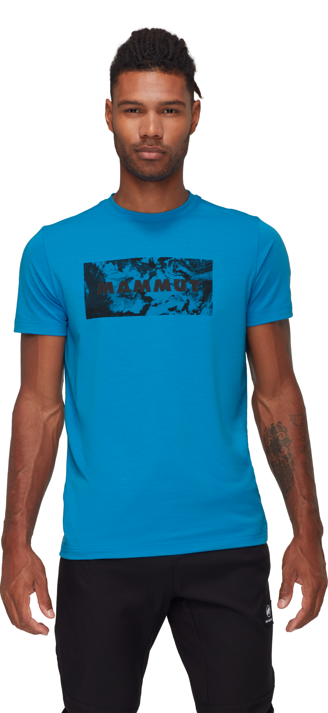 MAMMUT Trovat T-Shirt Men Logo Wandershirts /-hemden MAMMUT glacier blue S