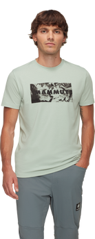 MAMMUT Trovat T-Shirt Men Logo Wandershirts /-hemden MAMMUT silver sage S