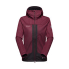 MAMMUT Ultimate VIII SO Hooded Jacket Women Wanderjacken MAMMUT vin-black S