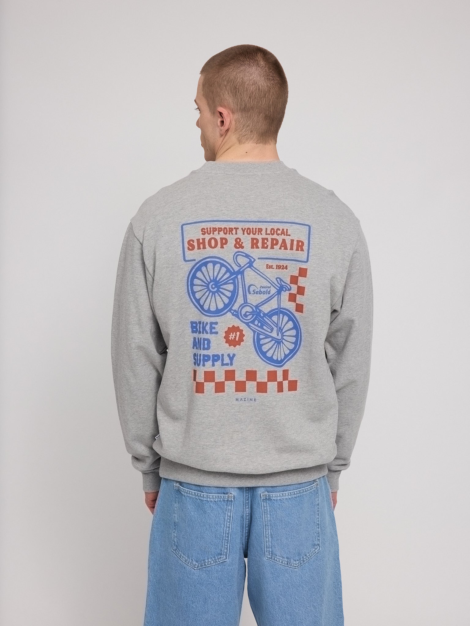 MAZINE Back Print Sweatshirt Freizeitpullover MAZINE