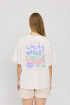 MAZINE Back Print T Organic Cotton Freizeitshirts /-blusen MAZINE