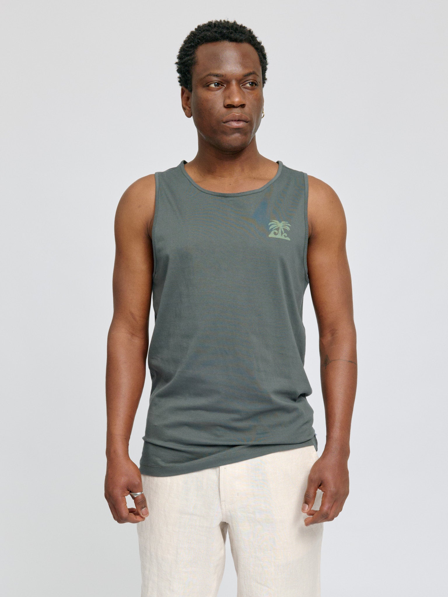 MAZINE Back Print Tanktop Freizeitshirts /-hemden MAZINE 71 S
