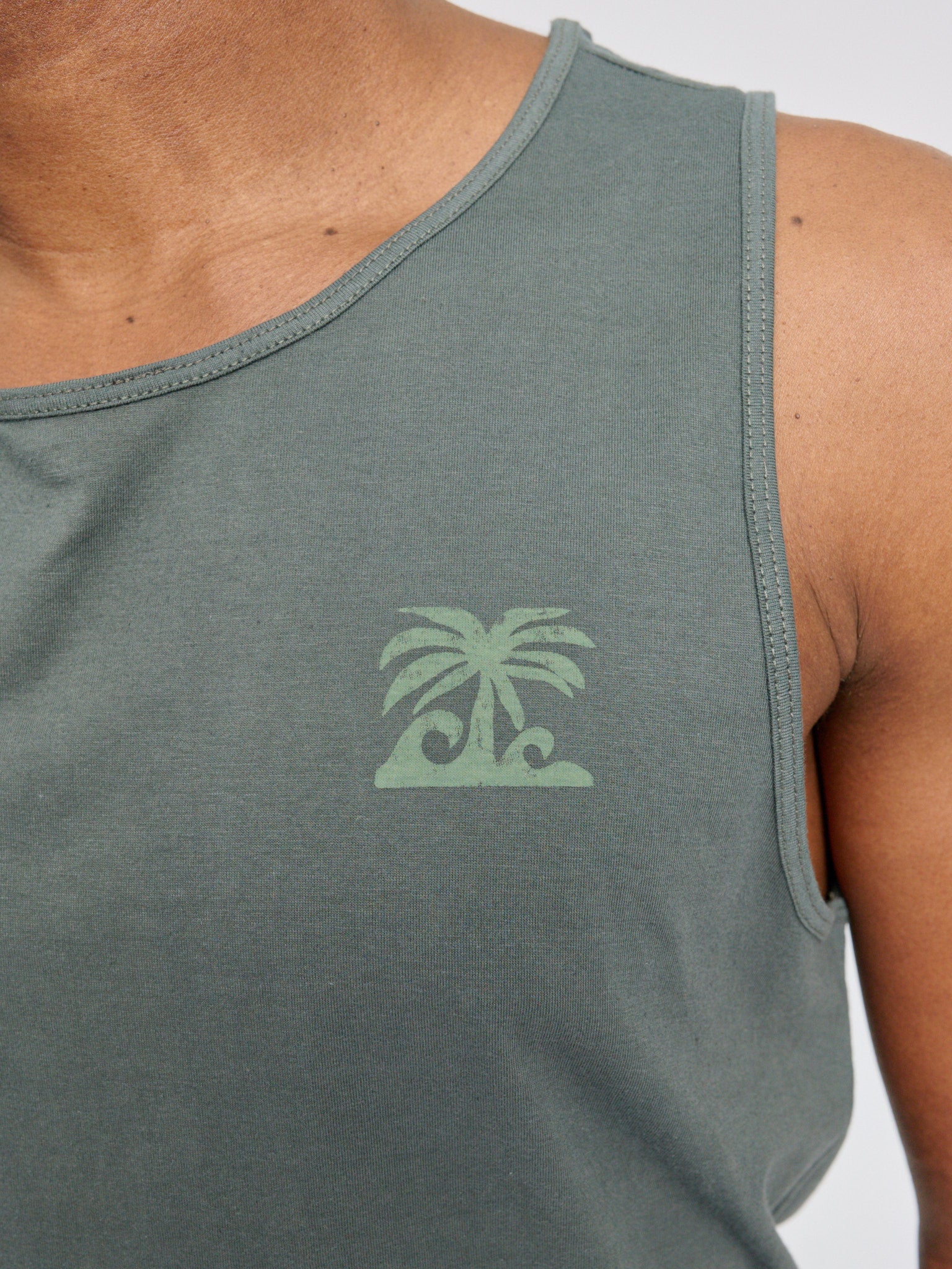 MAZINE Back Print Tanktop Freizeitshirts /-hemden MAZINE