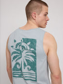 MAZINE Back Print Tanktop Freizeitshirts /-hemden MAZINE