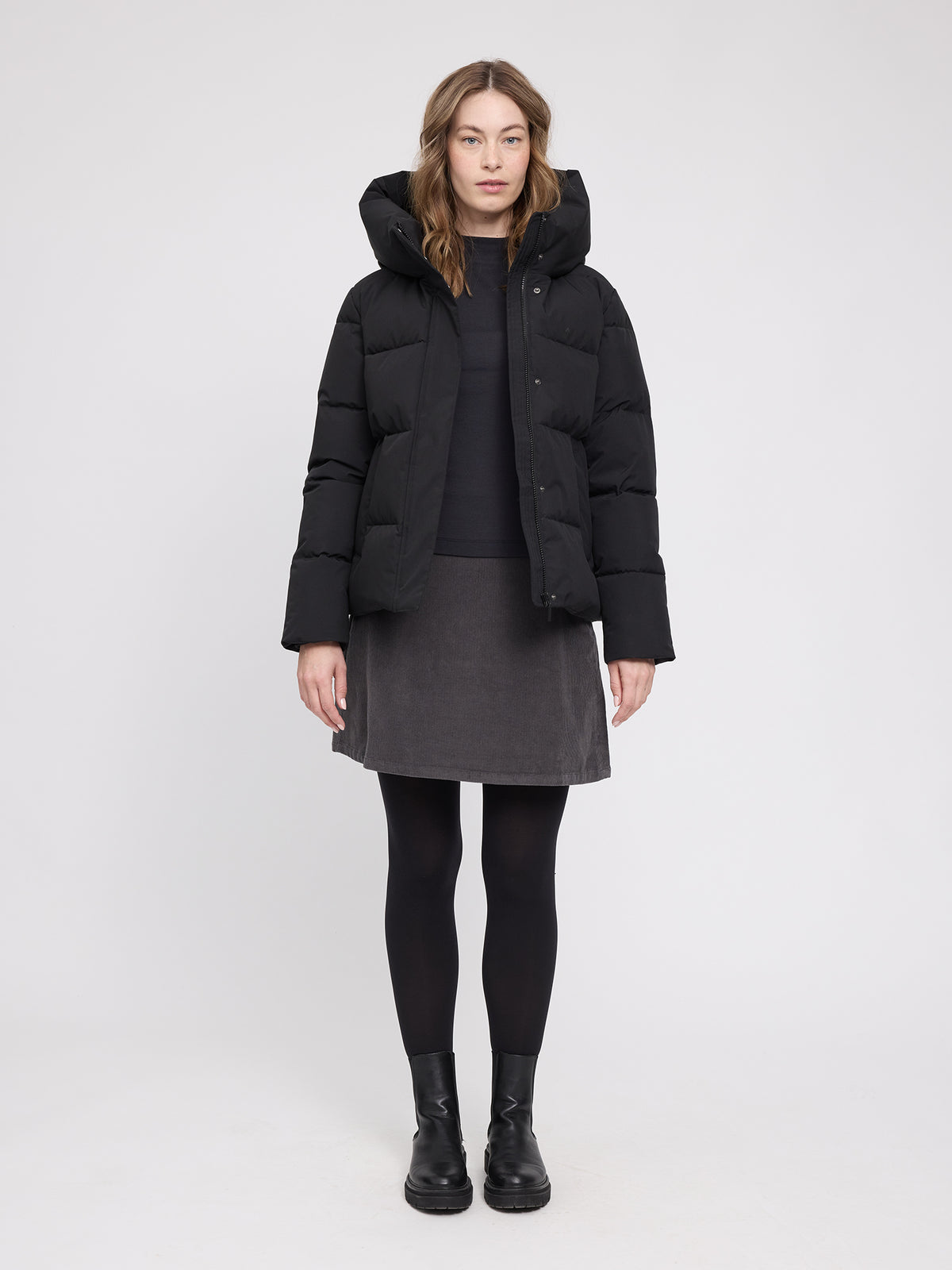 MAZINE Basic Puffer Jacket Freizeitjacken MAZINE black XS