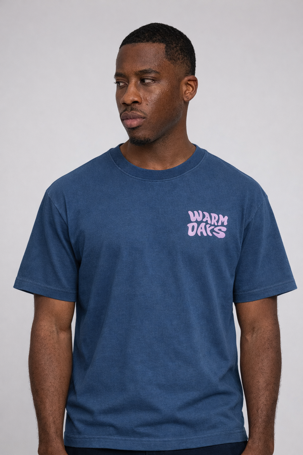 MAZINE Chest Print T-Shirt Freizeitshirts /-hemden MAZINE