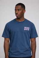 MAZINE Chest Print T-Shirt Freizeitshirts /-hemden MAZINE