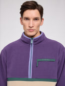 MAZINE Color Block Fleece Half-Zip