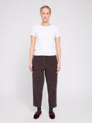 MAZINE Corduroy Pants Freizeithosen MAZINE dark chocolate XS