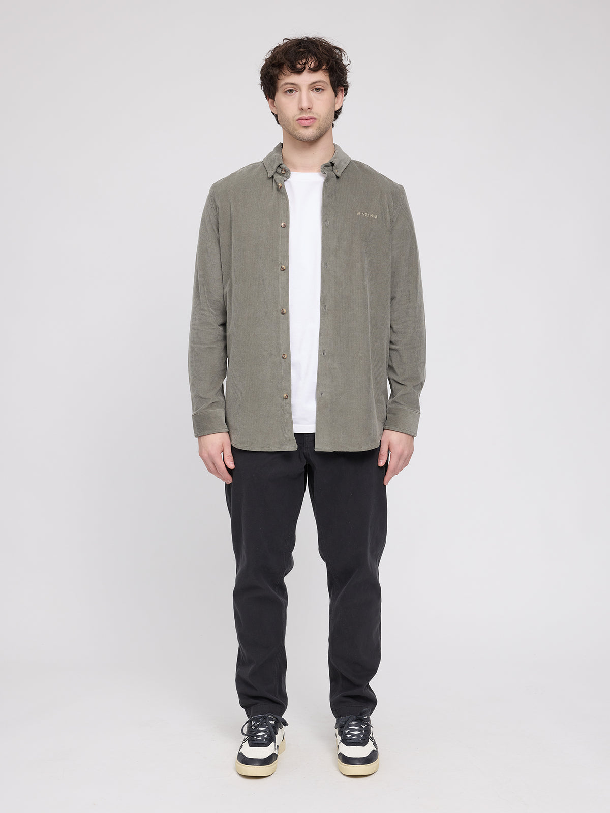 MAZINE Corduroy Shirt Freizeitshirts /-hemden MAZINE light bottle S