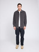 MAZINE Corduroy Shirt Freizeitshirts /-hemden MAZINE anthra S