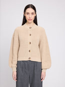 MAZINE Crew Neck Knit Cardigan Freizeitpullover MAZINE