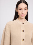 MAZINE Crew Neck Knit Cardigan Freizeitpullover MAZINE