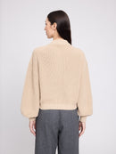 MAZINE Crew Neck Knit Cardigan Freizeitpullover MAZINE