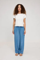 MAZINE Denim Parachute Pants Freizeithosen MAZINE
