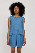 MAZINE Denim Top Freizeitshirts /-blusen MAZINE