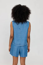 MAZINE Denim Top Freizeitshirts /-blusen MAZINE