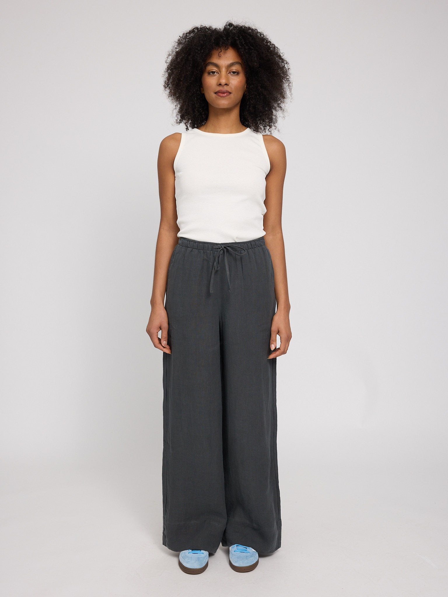 MAZINE Drawstring Linen Pants Freizeithosen MAZINE
