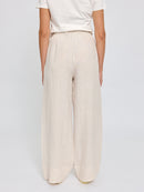 MAZINE Drawstring Linen Pants Freizeithosen MAZINE