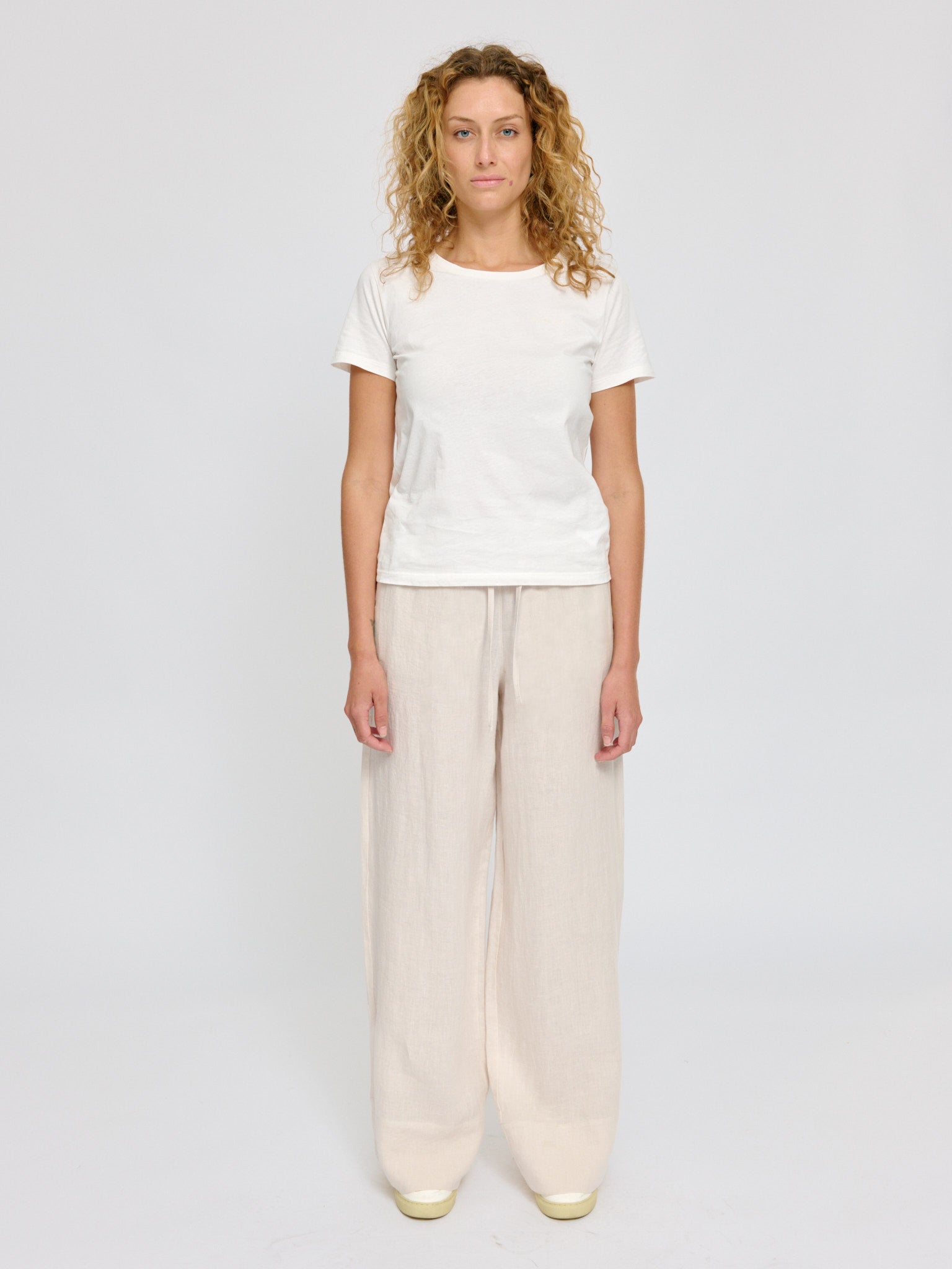MAZINE Drawstring Linen Pants Freizeithosen MAZINE