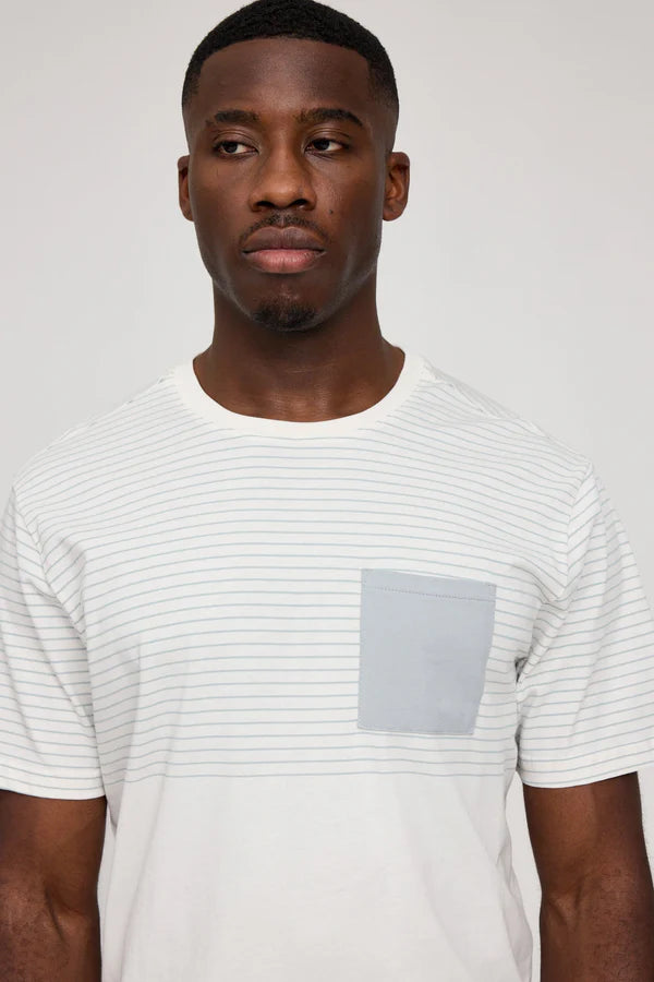MAZINE Halfway Striped T Organic Cotton Freizeitshirts /-hemden MAZINE