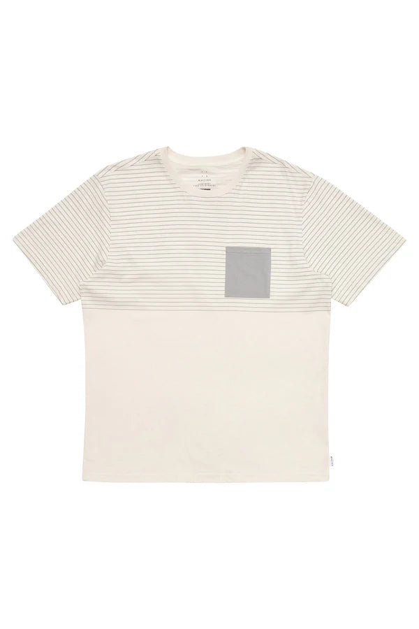 MAZINE Halfway Striped T Organic Cotton Freizeitshirts /-hemden MAZINE