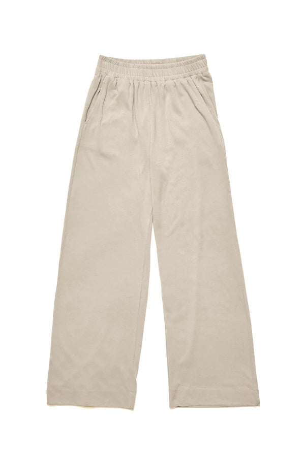 MAZINE Jersey Knit Wide Leg Pants Freizeithosen MAZINE moon XS