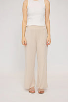 MAZINE Jersey Knit Wide Leg Pants Freizeithosen MAZINE