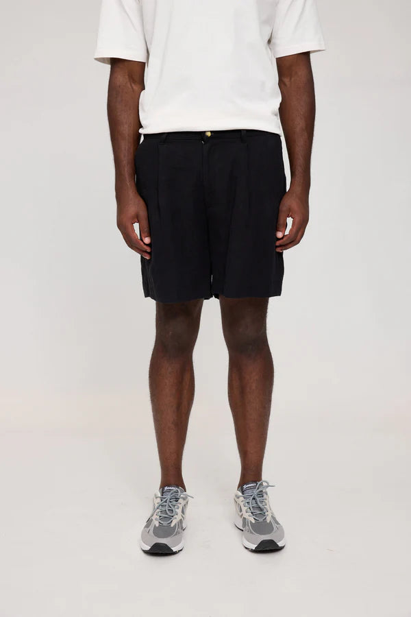 MAZINE Linen Bermuda Shorts Freizeithosen MAZINE infinity teel S