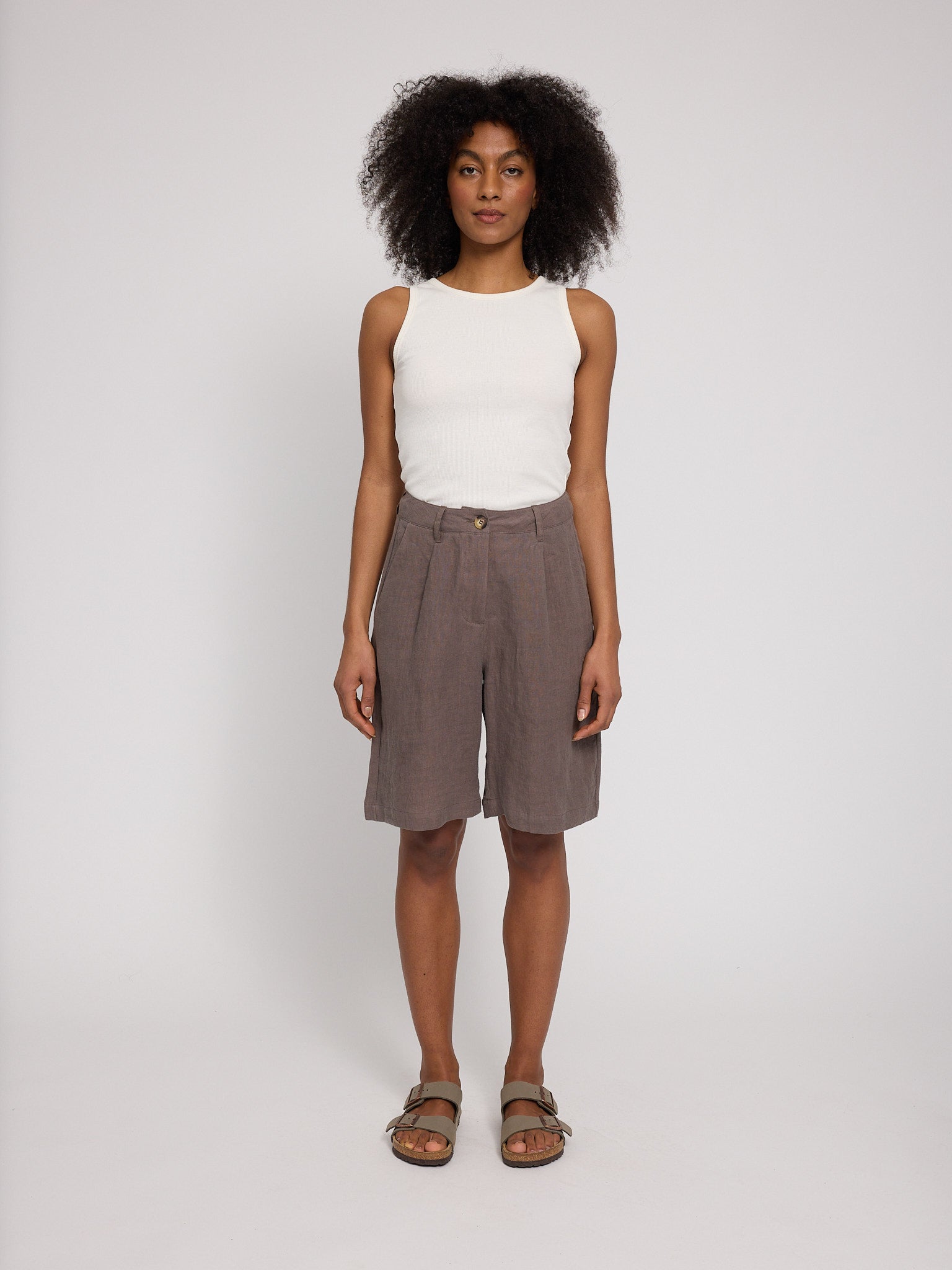 MAZINE Linen Bermuda Shorts Hosen MAZINE