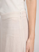 MAZINE Linen Midi Skirt Kleider & Röcke MAZINE