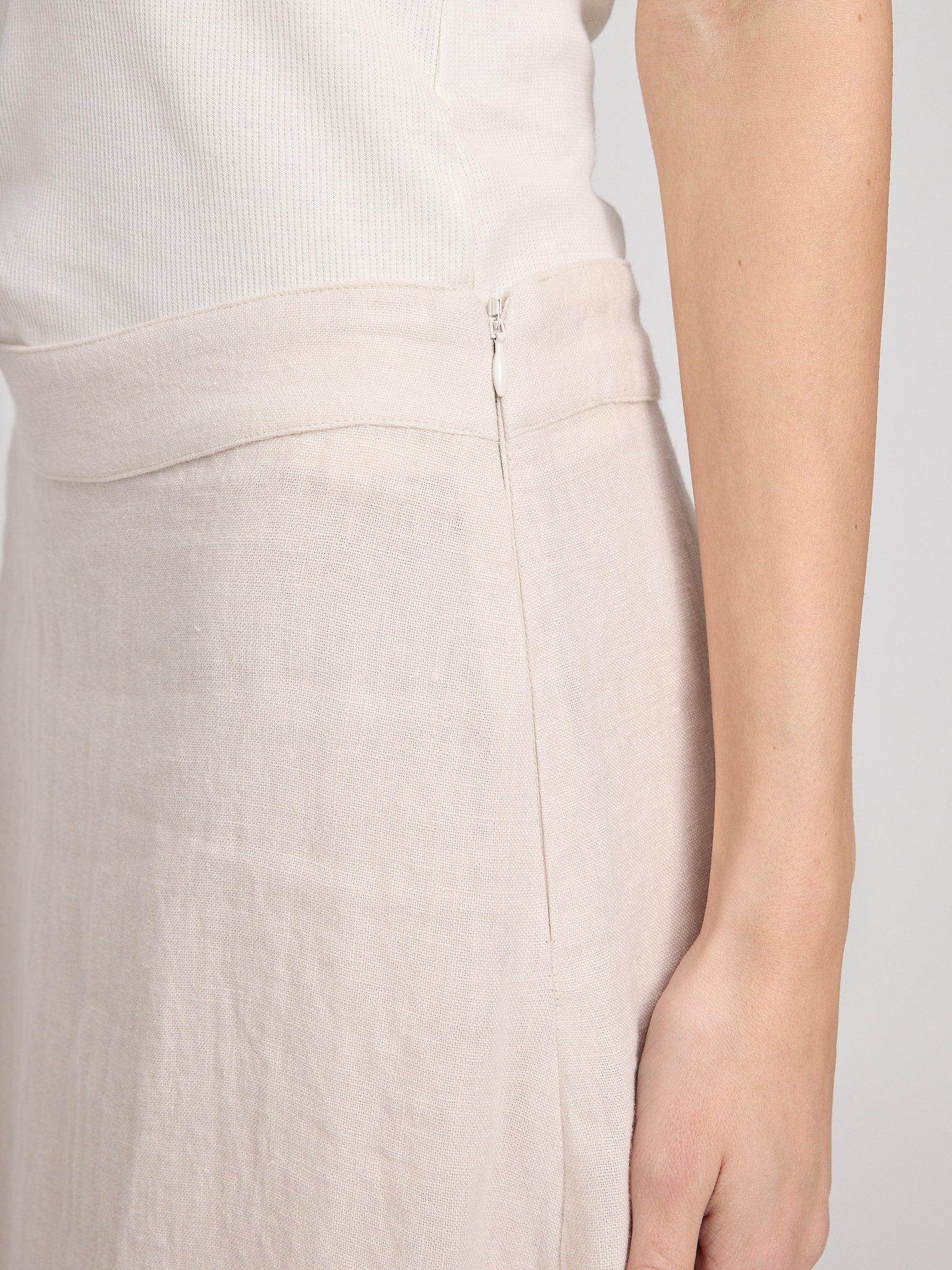 MAZINE Linen Midi Skirt Kleider & Röcke MAZINE