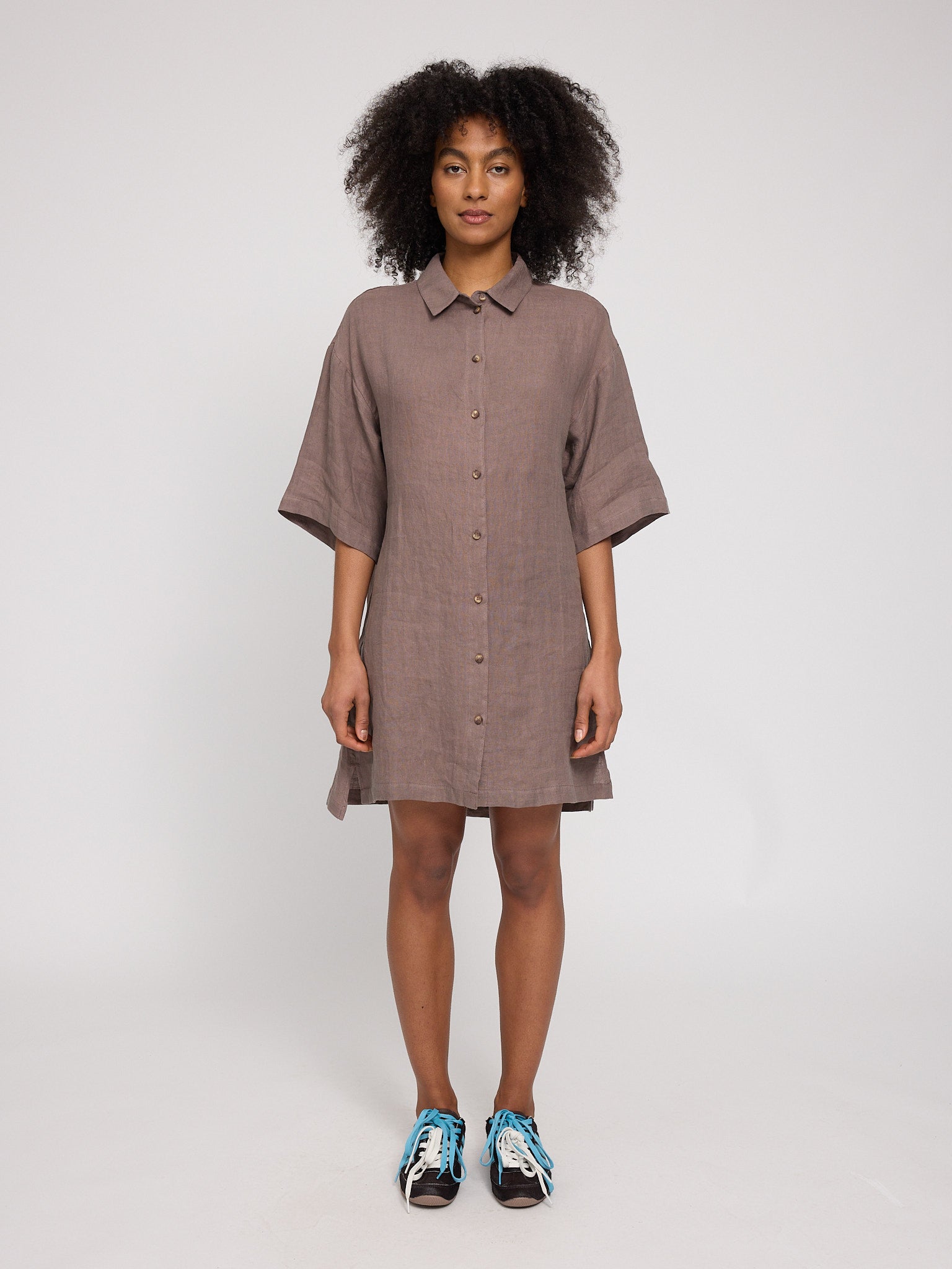 MAZINE Linen Shirt Dress Kleider & Röcke MAZINE
