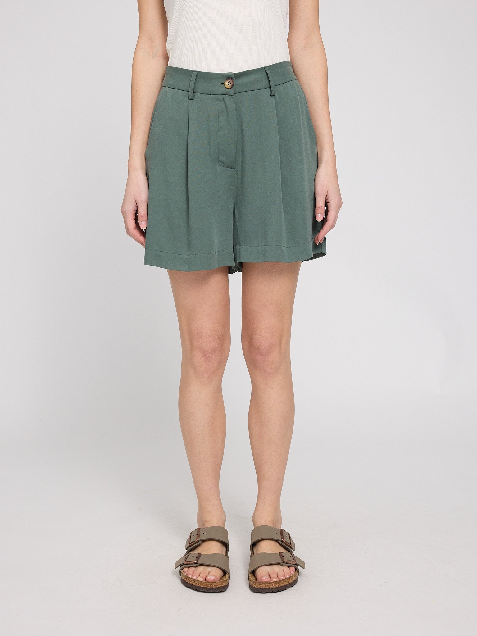 MAZINE Pleated Viscose Shorts Hosen MAZINE 13 S