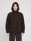MAZINE Printed Sherpa Jacket