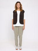 MAZINE Printed Sherpa Vest