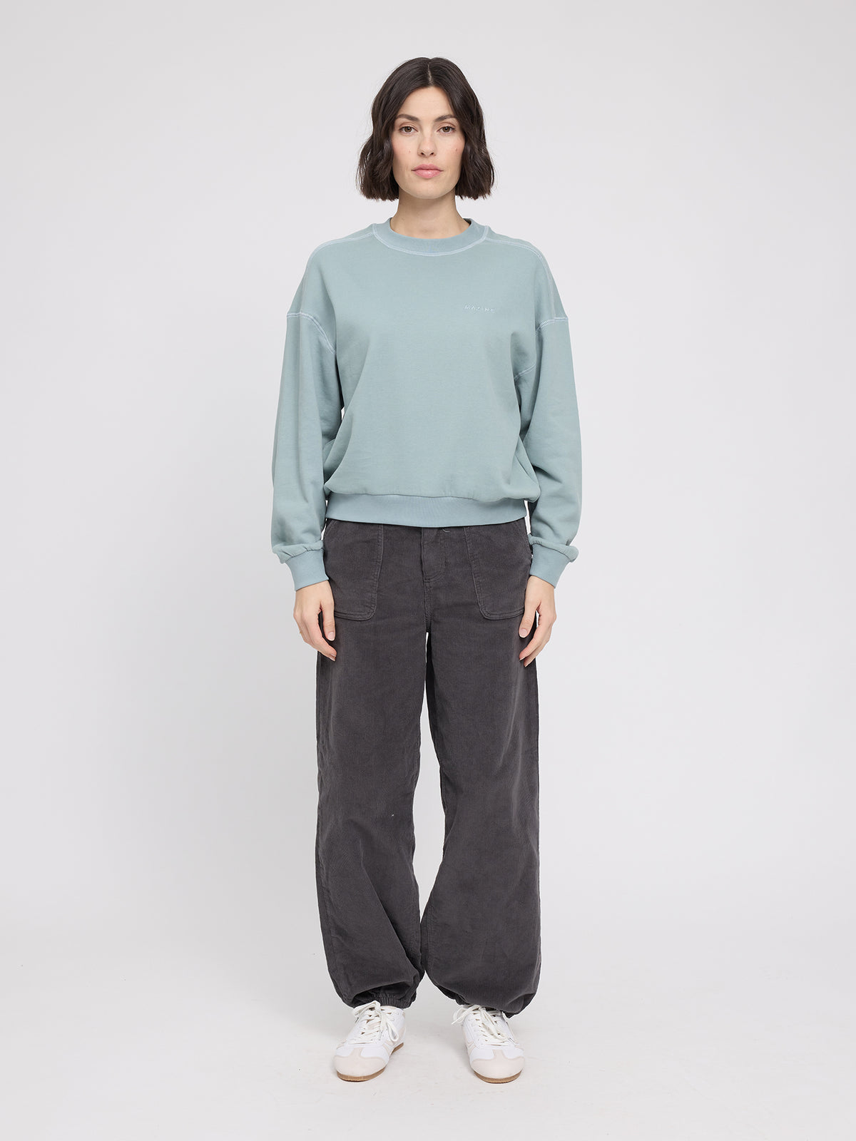 MAZINE Relaxed Corduroy Pants Freizeithosen MAZINE anthra XS