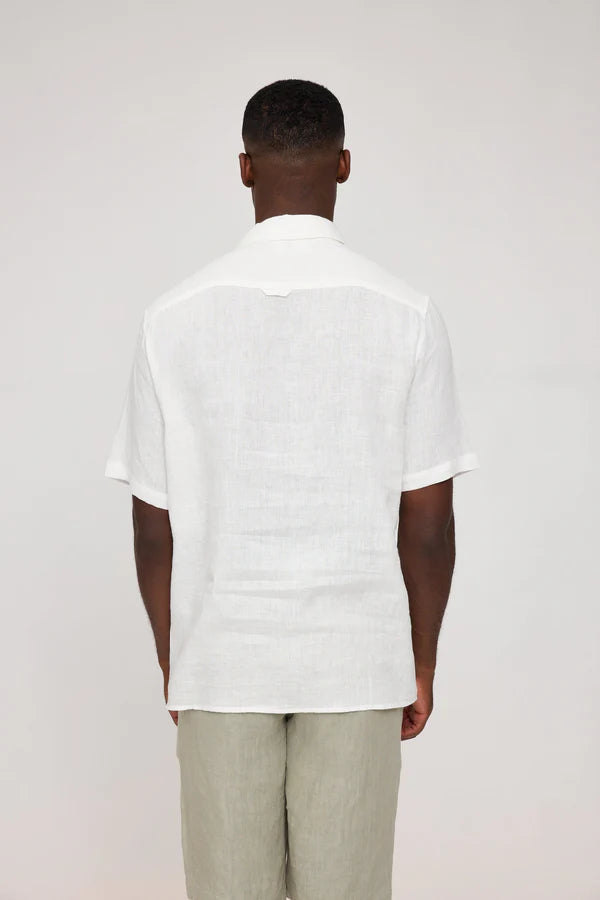 MAZINE Shortsleeve Linen Shirt Freizeitshirts /-hemden MAZINE